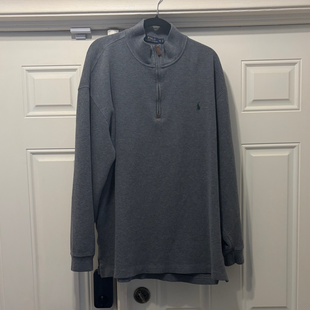 Ralph Lauren Gray Zip Up Sweater